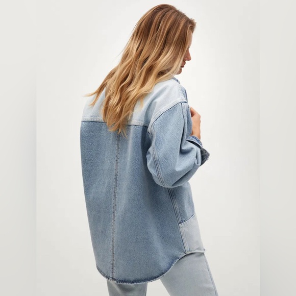 Mango Blue Denim Jacket - Picture 3 of 11